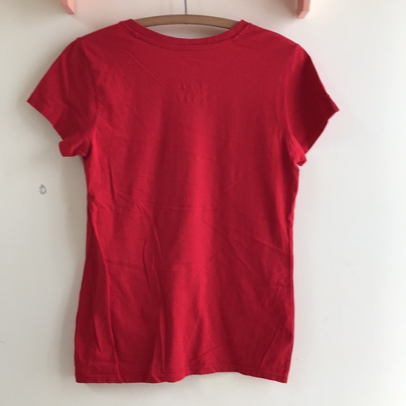 EUC St. Louis Cardinals red tee size small 47 brand V neck T-shirt - Picture 5 of 6